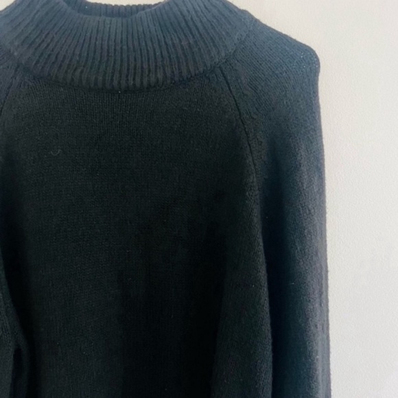 And Now This Black Soft Knit Mock Neck Cuffed Sleeve Sweater 0X - Picture 3 of 7